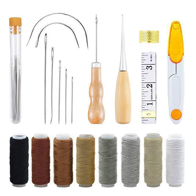 Leather Sewing Kit Leather Cra - Leatherwork Hand Sewing Needles ulasan dan harga