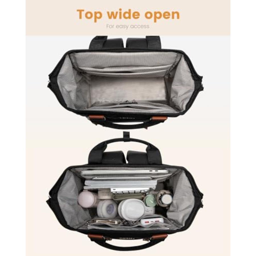 Laptop Backpack for Women, Tea - For Leather Work ulasan dan harga