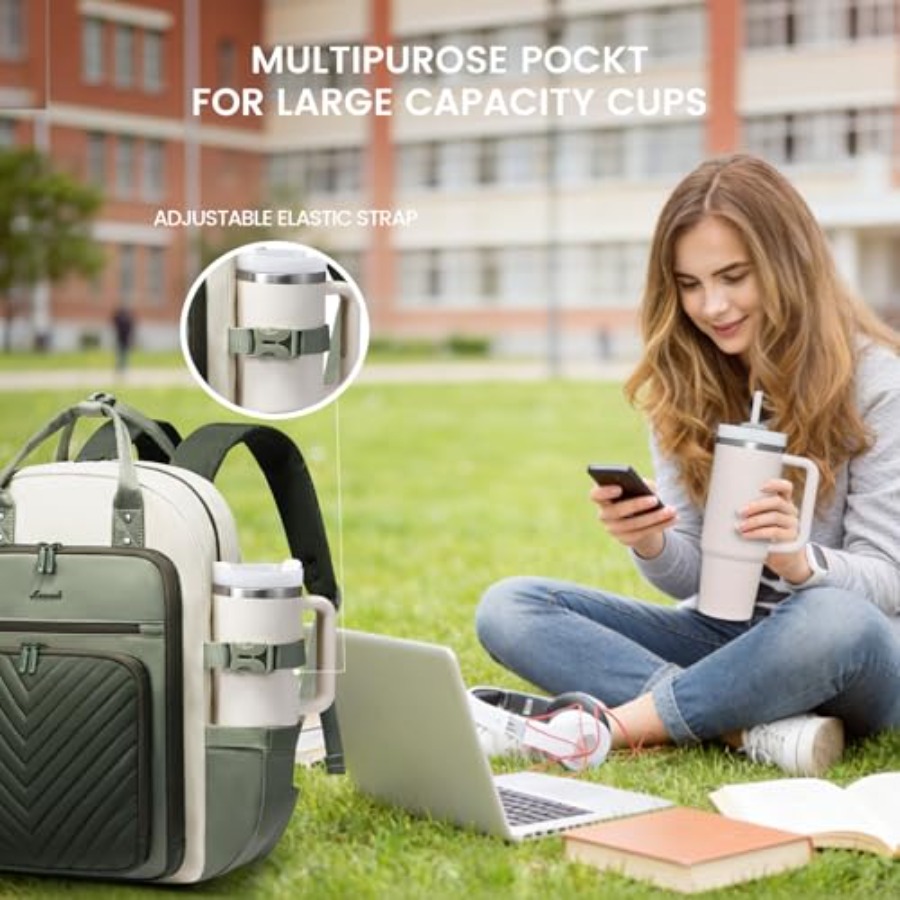 Laptop Backpack for Women, Wat - For Leather Work ulasan dan harga