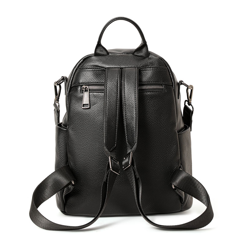 Genuine Cowhide Anti Theft Bac - Leather Work Rucksack ulasan dan harga