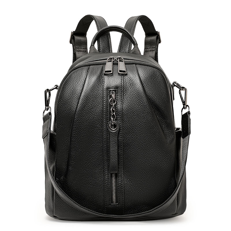 Genuine Cowhide Anti Theft Bac - Leather Work Rucksack ulasan dan harga