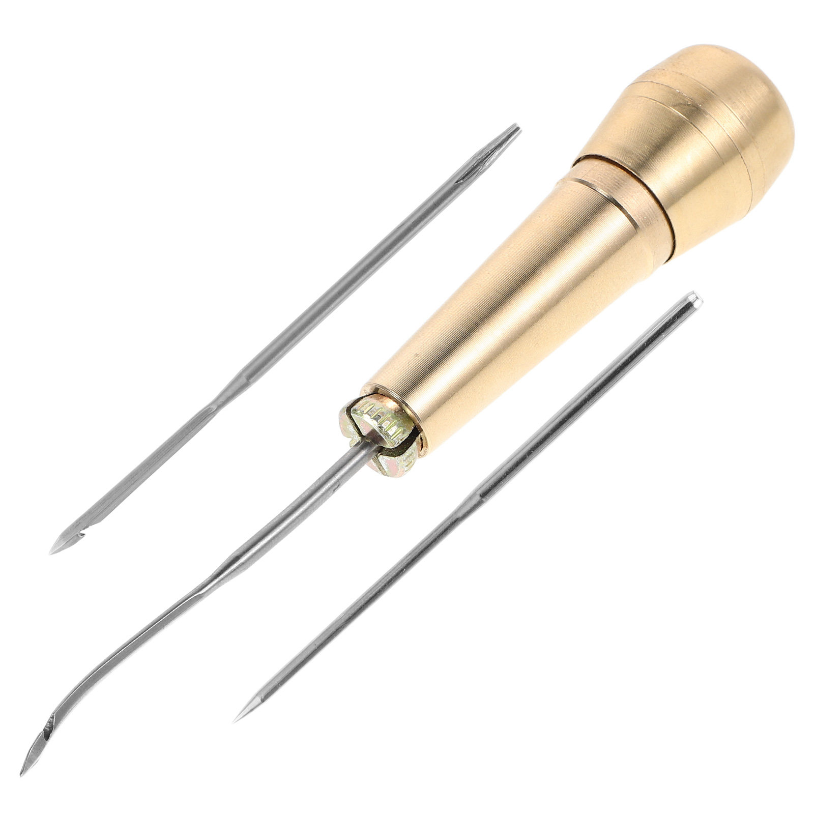 1Set Leatherworking Awl Shoe R - Leatherwork Hand Sewing Needles ulasan dan harga