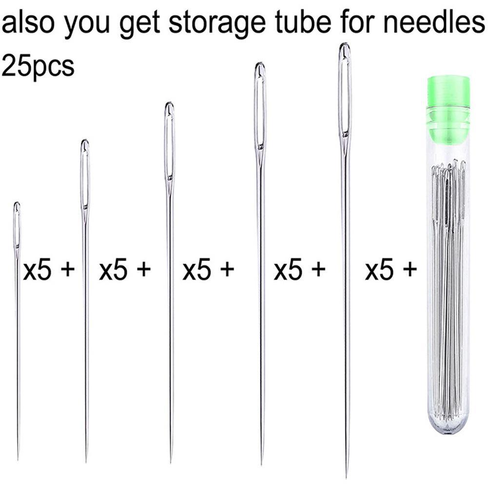 25 Pcs Large Eye Stitching Nee - Leatherwork Tools ulasan dan harga